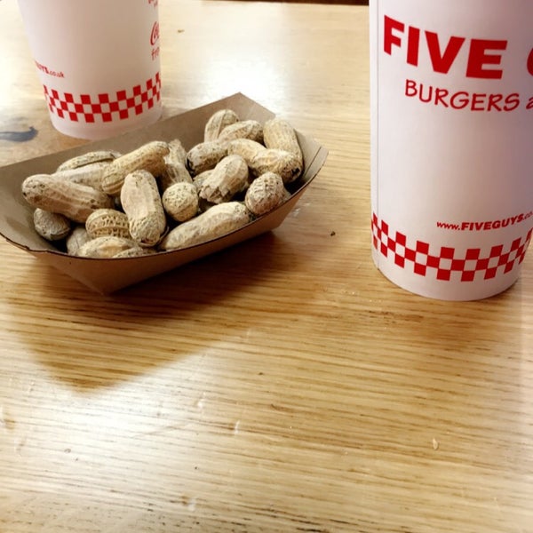 Photo taken at Five Guys by Fatmah A. on 5/5/2018