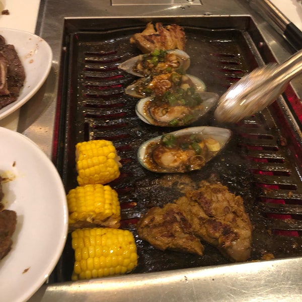 Photo taken at Hometown Hotpot &amp; BBQ by Tracy L. on 4/1/2019