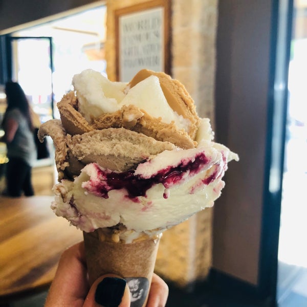 Photo taken at Amorino Gelato by Tracy L. on 6/15/2019