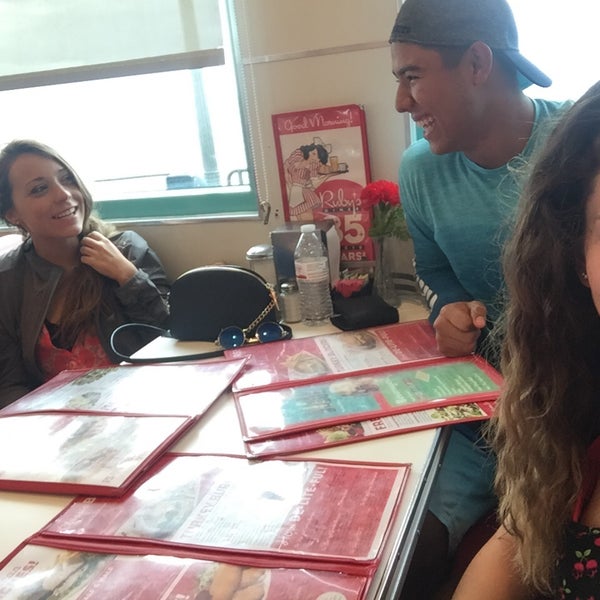 Photo taken at Ruby&#39;s Diner by Emily S. on 3/12/2018