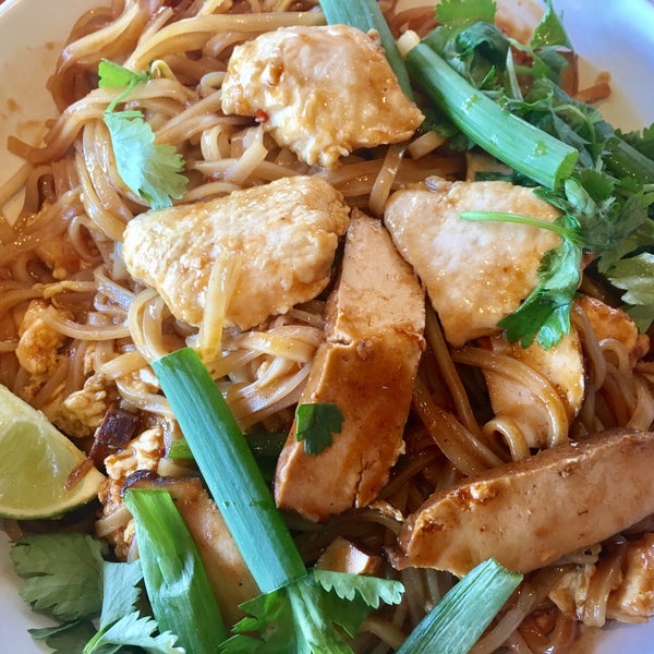 When you order, ask to get an extra egg on the Pad Thai dish (if you like eggs, no extra up charge) because it makes the sauce extra tasty and not as salty as specified in previous reviews.
