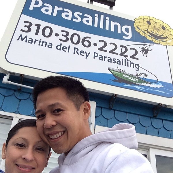 Photo taken at Marina Del Rey Parasailing by Narciso A. on 2/15/2014