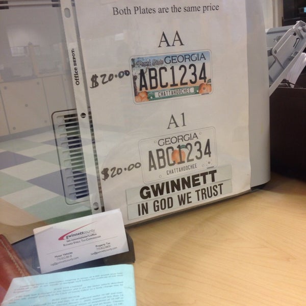 County Tag Office Norcross Government Building in Norcross