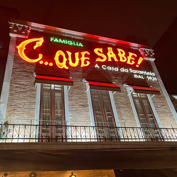 Cantina C... Que Sabe! - Bixiga - 329 tips from 6605 visitors