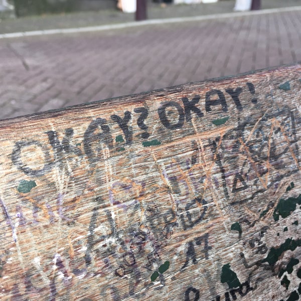 Photo taken at The Fault in Our Stars Bench by Louise V. on 11/2/2017