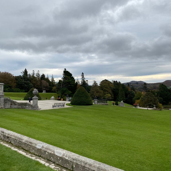 Photo taken at Powerscourt House and Gardens by Kristine C. on 10/22/2019