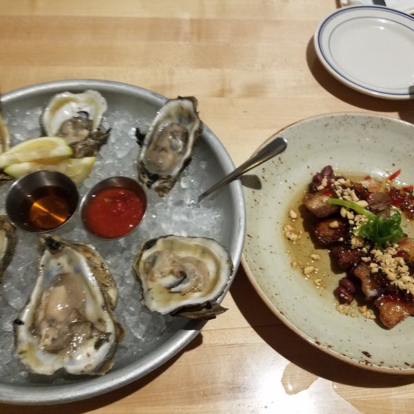 PB&J,nashville hot oysters, oysters on the half shell