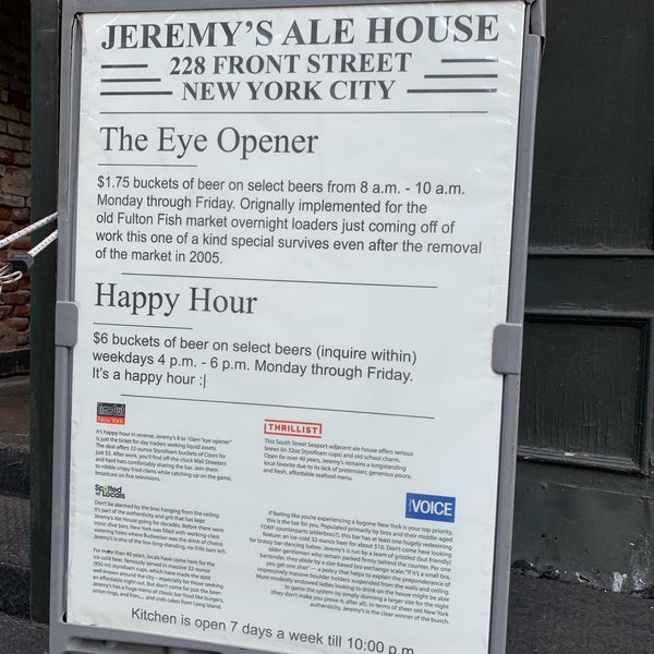รูปภาพถ่ายที่ Jeremy&#39;s Ale House โดย Patrick N. เมื่อ 8/7/2019