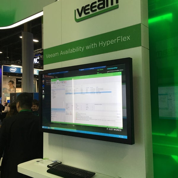 Veeam Booth At NetApp Insight (Now Closed) Las Vegas, NV