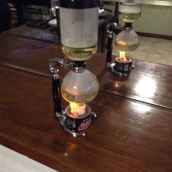 Muy rico el café del Alquimista elaborado con el Sifón Japonés