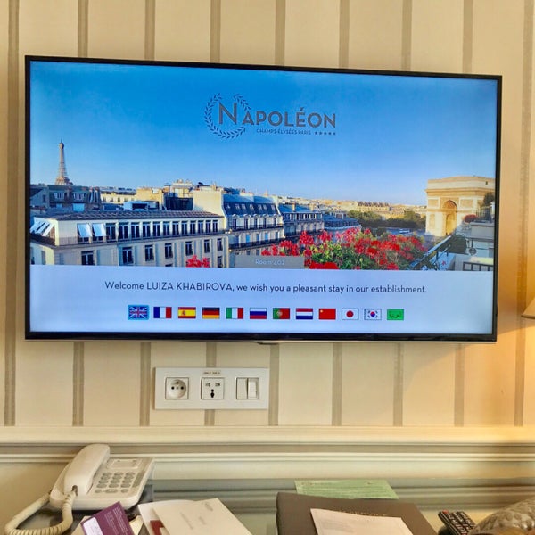 Снимок сделан в Hôtel Napoléon пользователем Can E. 2/2/2019