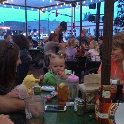 Photo taken at Garage Soup Shack &amp; Mesquite Grill by Philip D. on 9/29/2012