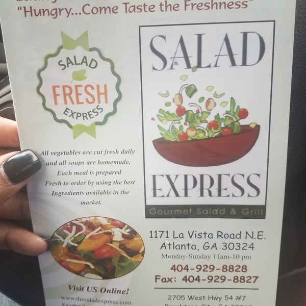 2/12/2018 tarihinde Eunice P.ziyaretçi tarafından Salad Express'de çekilen fotoğraf