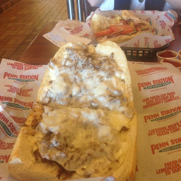 Photo taken at Penn Station East Coast Subs by Marcus L. on 4/7/2013