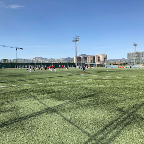 Photo taken at Ciutat Esportiva Joan Gamper FCBarcelona by Uri C. on 4/15/2018