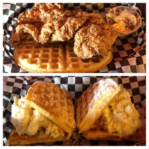 8/20/2014 tarihinde Paul T.ziyaretçi tarafından Butter And Zeus Waffle Sandwiches'de çekilen fotoğraf