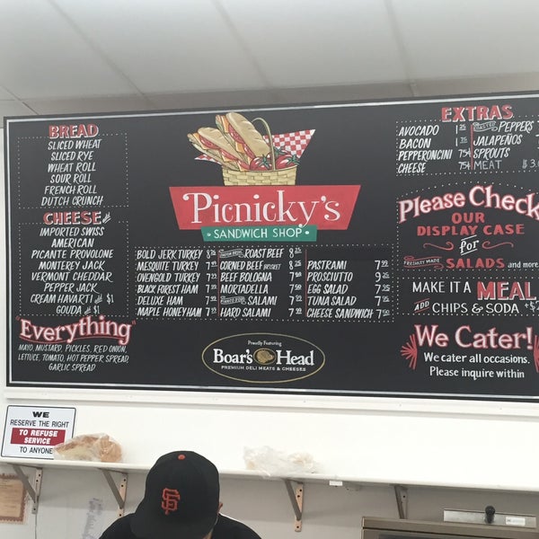 Picnicky’s Sandwich Shop Sandwich Spot in Vallejo
