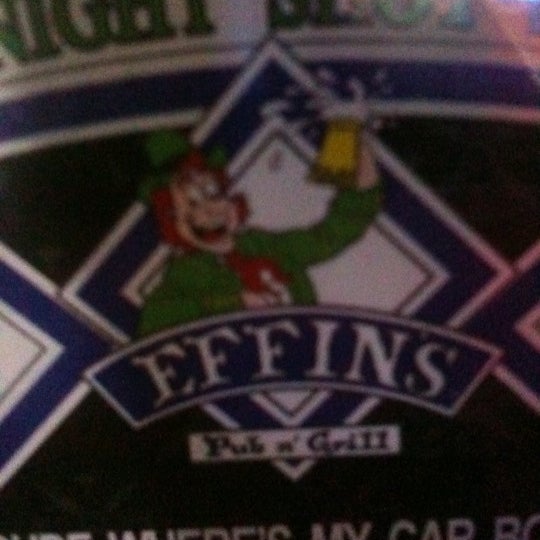 Photo taken at Effins Pub &amp; Grill by Mike H. on 7/24/2011