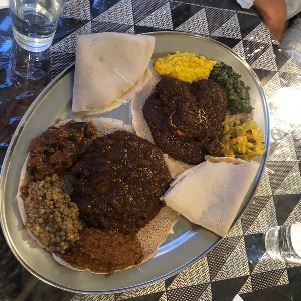 Photo taken at Aster&#39;s Ethiopian Restaurant by Vadi E. on 4/17/2022
