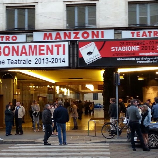 Photo taken at Teatro Manzoni by Pepe on 5/26/2013
