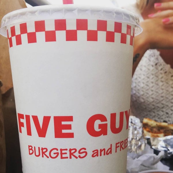 Photo taken at Five Guys by Alex P. on 7/4/2015