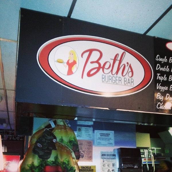Photo taken at Beth&#39;s Burger Bar by Teri S. on 4/11/2014