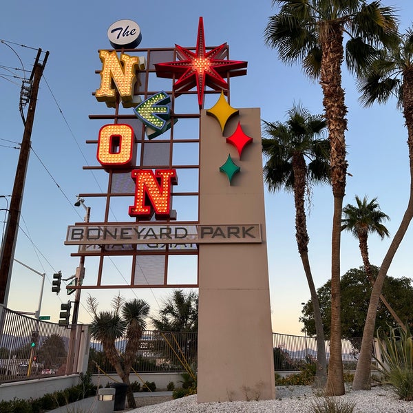 Photo taken at The Neon Museum by Stephanie R. on 10/9/2023