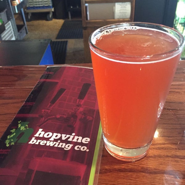 Photo taken at Hopvine Brewing Company by Zac A. on 9/24/2017