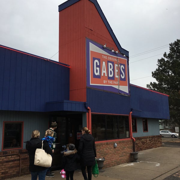 Photo taken at The Original Gabe&#39;s By The Park by Michael D. on 2/11/2017