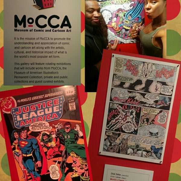 Photo taken at Museum Of Comic &amp; Cartoon Art (MOCCA) by Shaquoia L. on 9/27/2014
