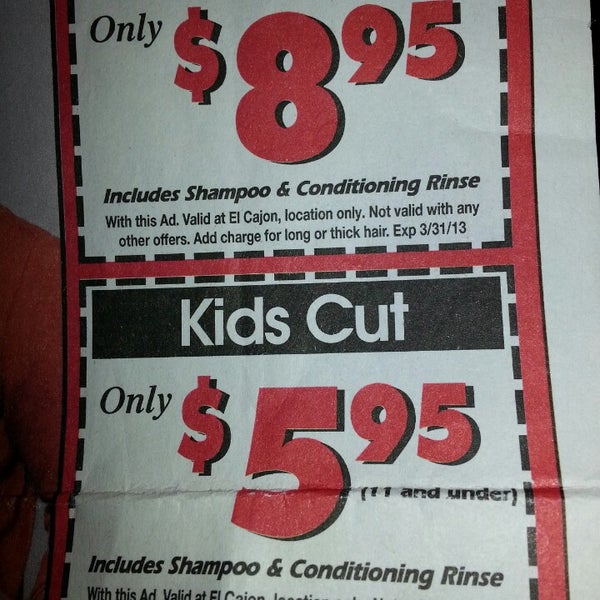 Fantastic Sams Hair Salons Hair Salon in El Cajon