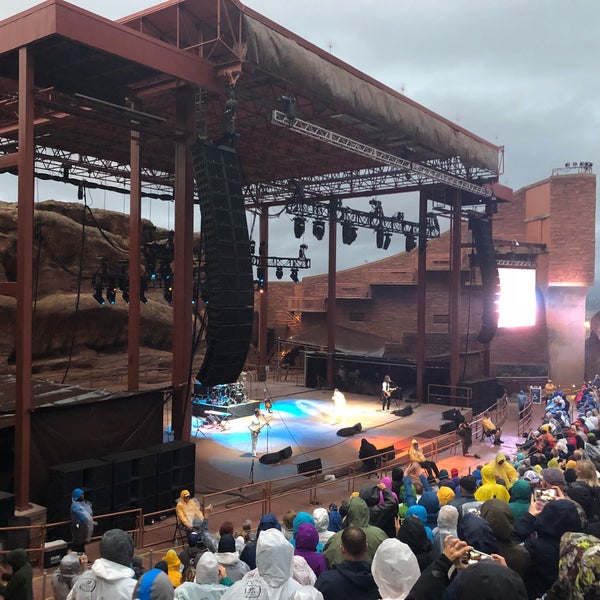 Photo taken at Red Rocks Park &amp; Amphitheatre by Victoria M. on 7/26/2018