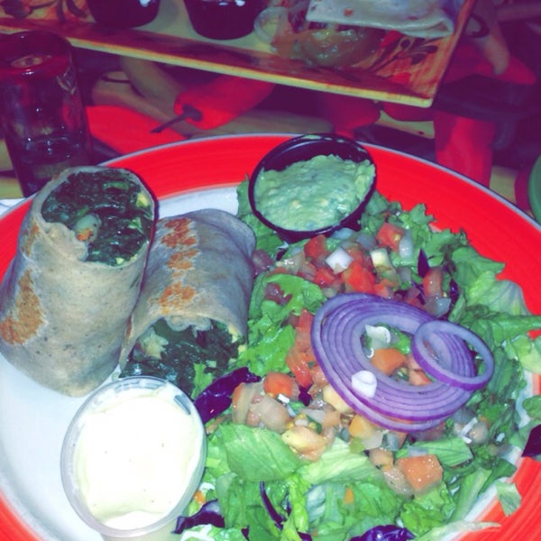Photo taken at Pancho&#39;s Burritos by Victoria M. on 2/5/2015