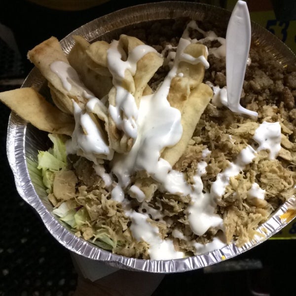Photo taken at The Halal Guys by Victoria M. on 5/20/2015
