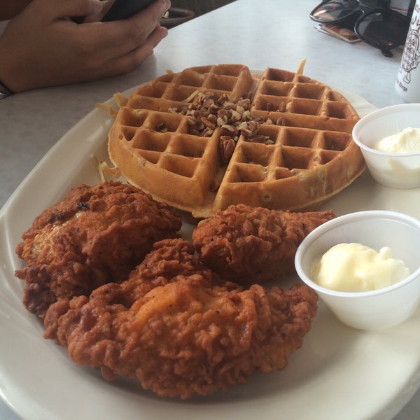 Photo taken at The Waffle Spot by Victoria M. on 5/24/2016
