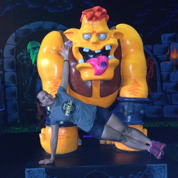 Photo taken at Monster Mini Golf by Mandy G. on 6/22/2014