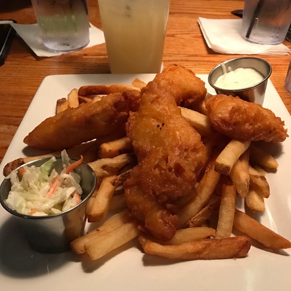The battered dip fish and chips is delicious! My favorite.