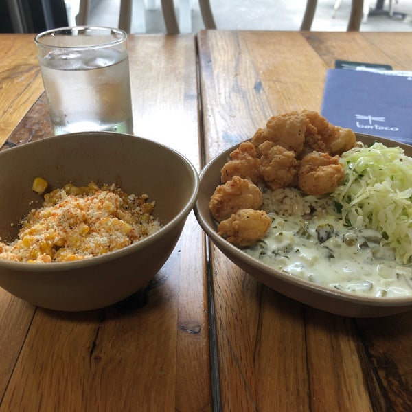 The rock shrimp bowl is very feeling and tasty. It’s not on the menu so you have to ask for this bowl.