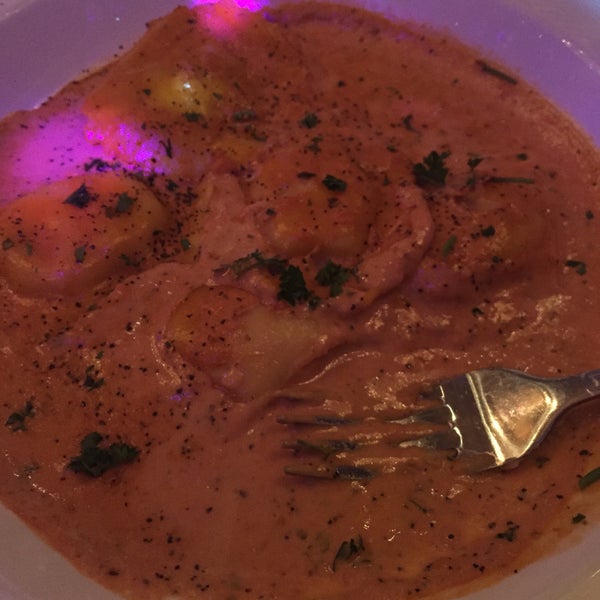 The lobster ravioli is delish