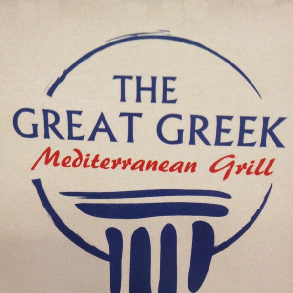 Das Foto wurde bei The Great Greek Mediterranean Cafe von Bonnie W. am 8/16/2013 aufgenommen