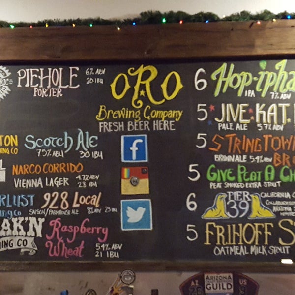 Photo taken at Oro Brewing Company by Bruce W. on 12/8/2017