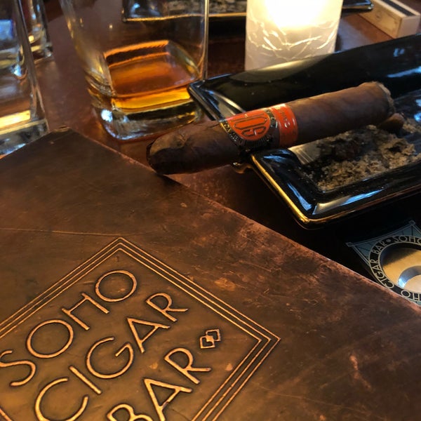 Photo taken at SoHo Cigar Bar by Donnalicious . on 10/28/2018