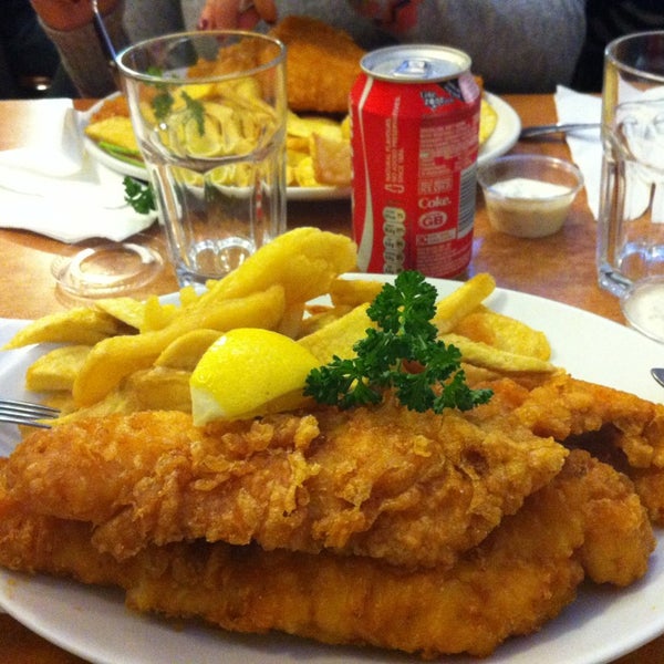 The Rock & Sole Plaice Fish & Chips Shop in London