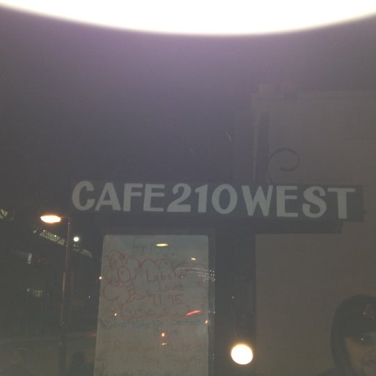 Photo taken at Café 210 West by Marky on 11/17/2012
