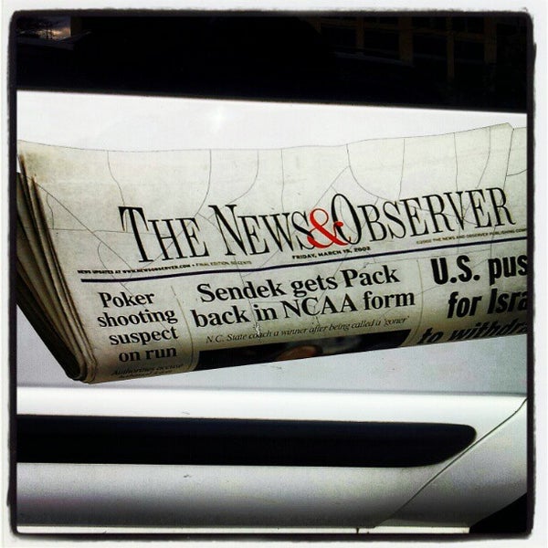 Photo prise au The News &amp; Observer par Robert S. le12/21/2012