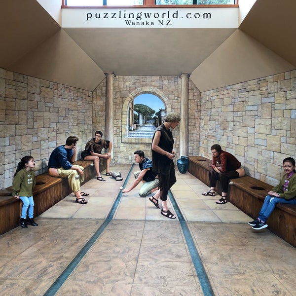 Photo taken at Puzzling World by Olivia S. on 4/26/2019