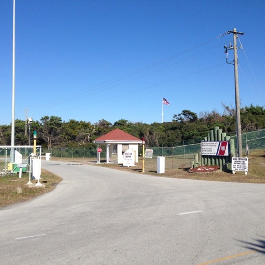 US Coast Guard Base Fort Macon Government Building in Atlantic Beach
