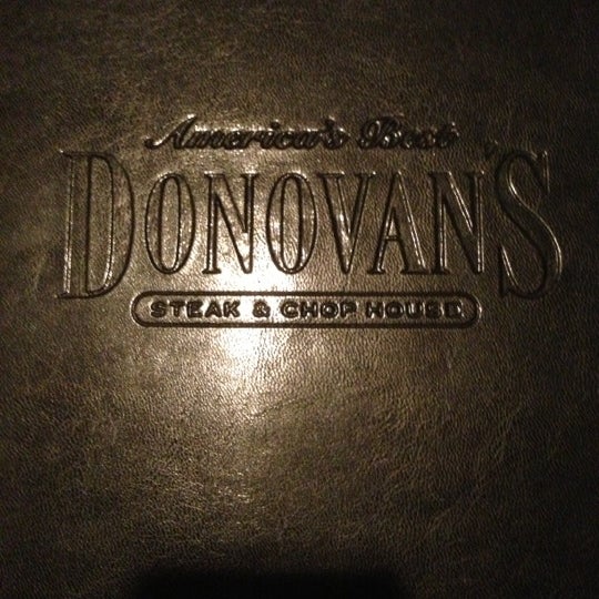 Photo taken at Donovan&#39;s Steak &amp; Chop House by Philip G. on 11/8/2012