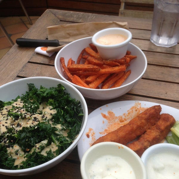 Photo taken at Veggie Grill by Nell L. on 4/16/2013