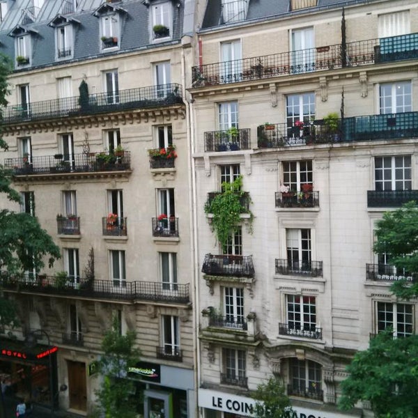 Photo taken at Hotel Libertel Canal Saint Martin Paris by Shimma A. on 7/11/2014
